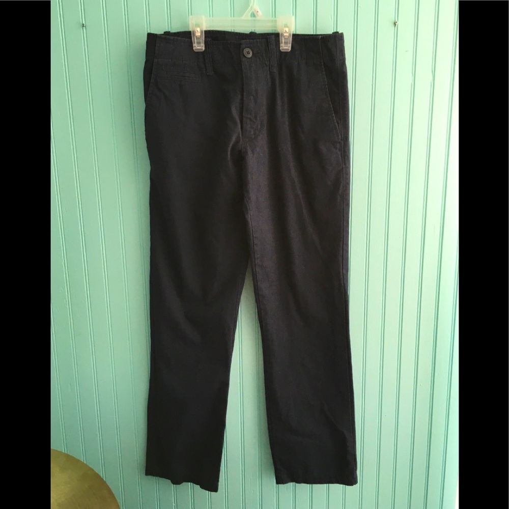 Broken in straight Old Navy pants 29x30 navy